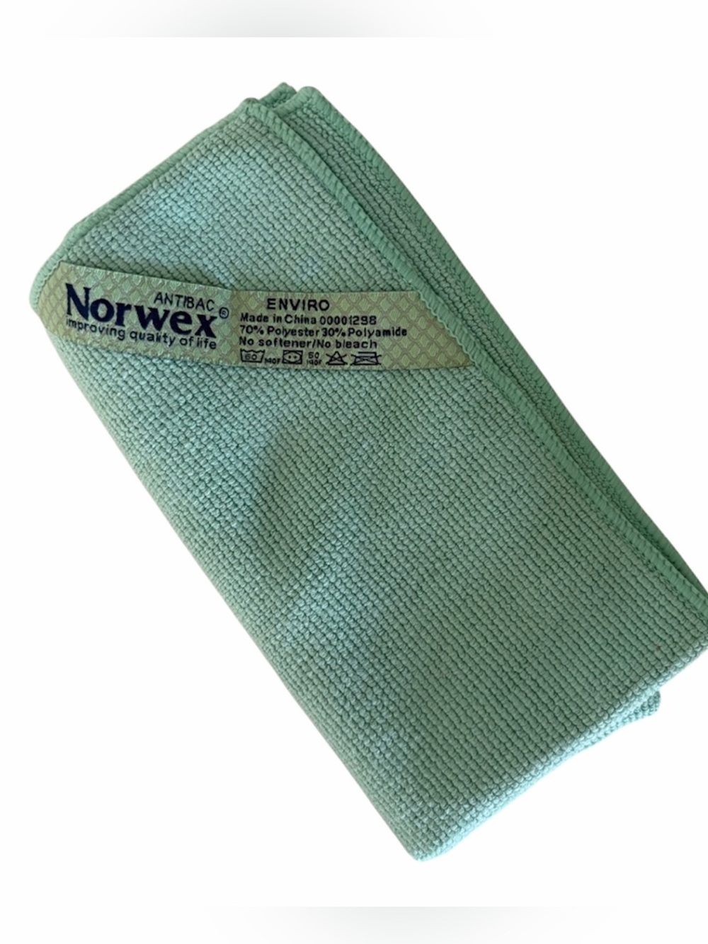 NWOT Norwex Enviro Microfiber Cloth - Mint New Kitchen Bathroom Boat Mint Home
